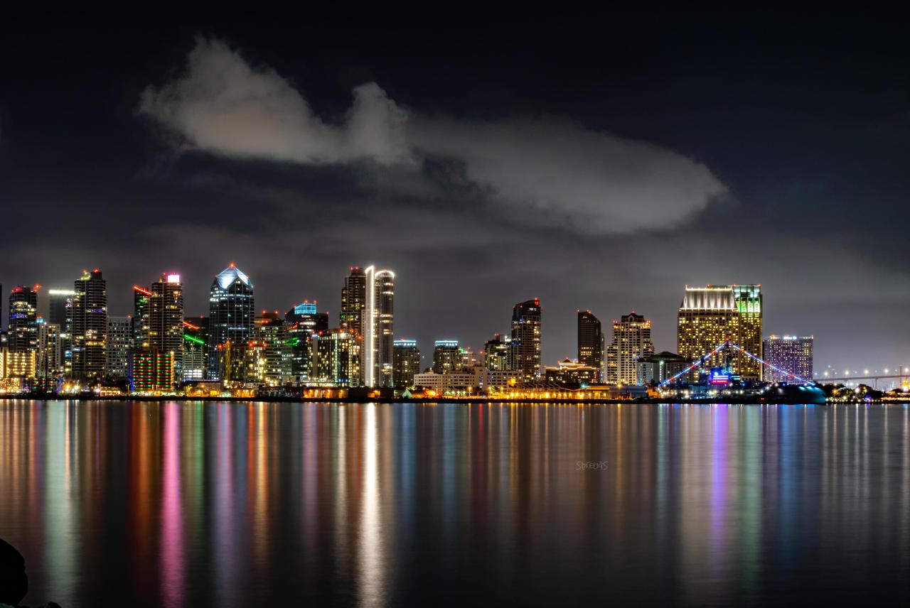 Downtown skyline of San Diego [OC] #city #cities #buildings # ...