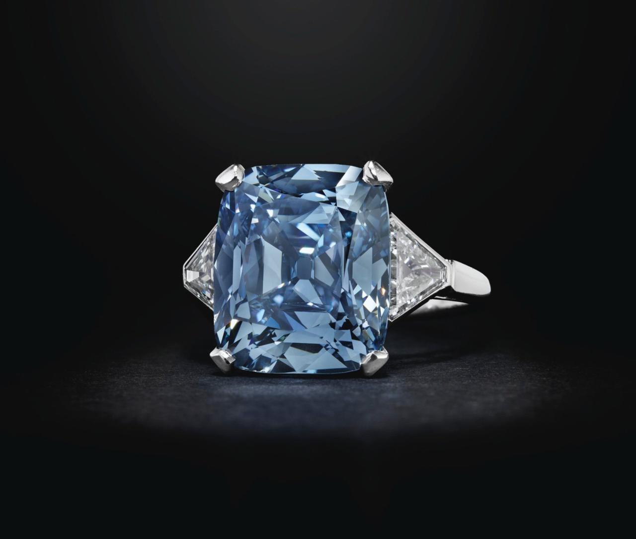 Blue Diamond 0.37 Cts 2pcs Sparkling Natural Intense Blue Diamond