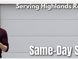 Highlands Ranch Garage Door Repair Solutions That Last