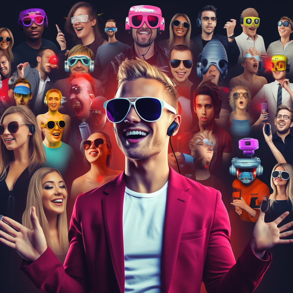 Download IMVU Avatar Friends Posing in a Virtual World | Wallpapers.com