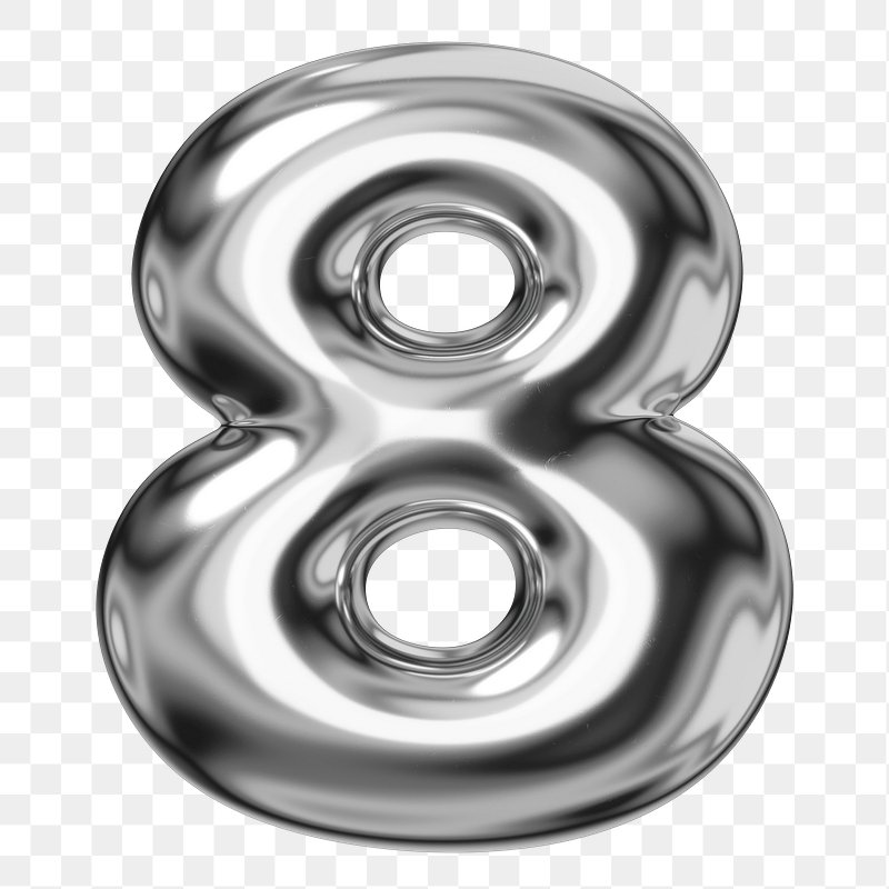 Premium PSD | Number 8