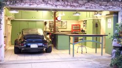 Empty Garage Background