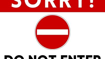 Printable Do not enter signs to edit online