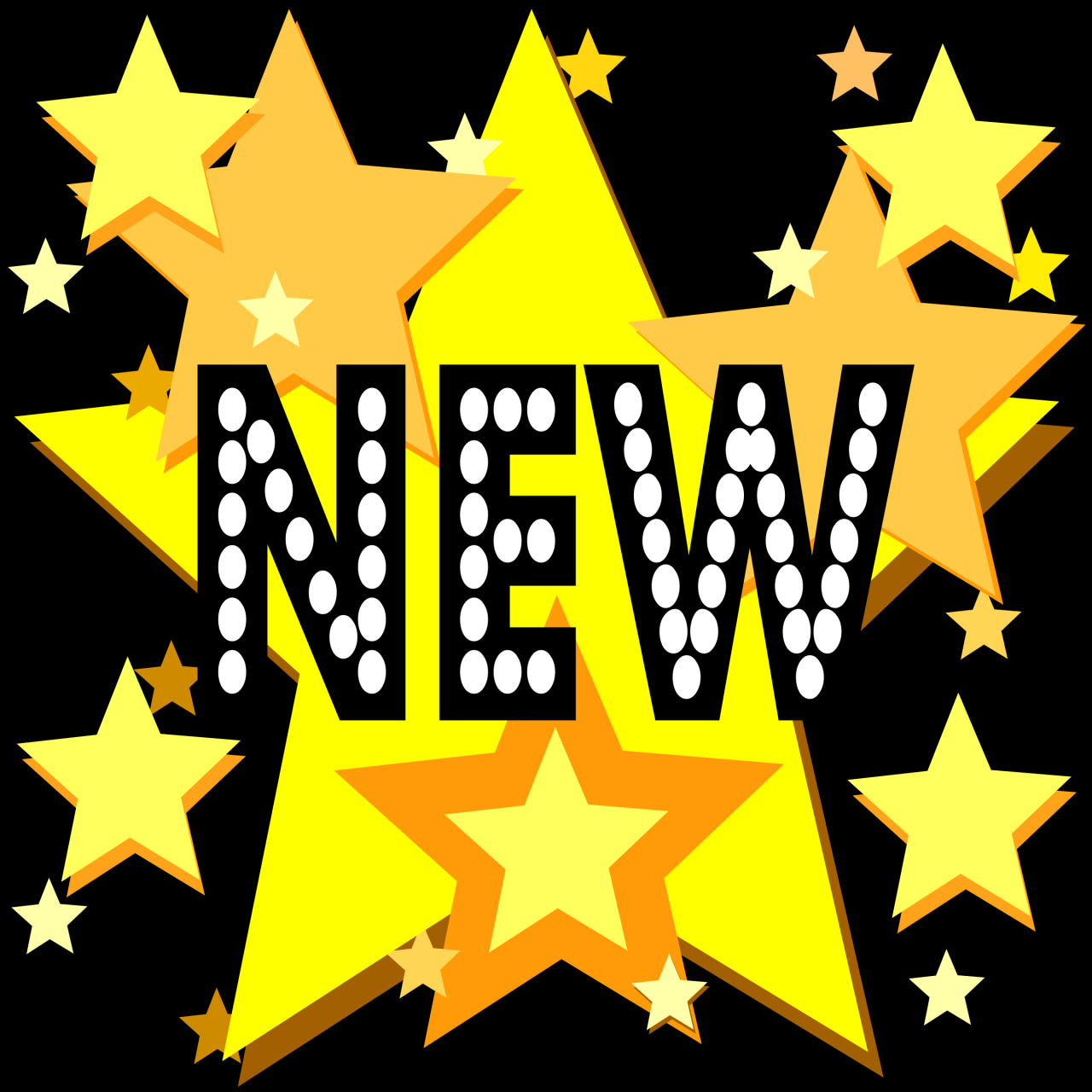 Clipart - New On Stars Clipart - New On Stars