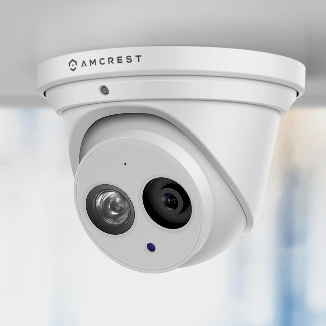 Amcrest 4K (8MP) Outdoor IP Camera 2.8mm/4mm (white/black, POE ...