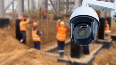 Construction site cameras