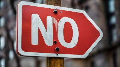 Premium AI Image | Sign or Symbol of NO