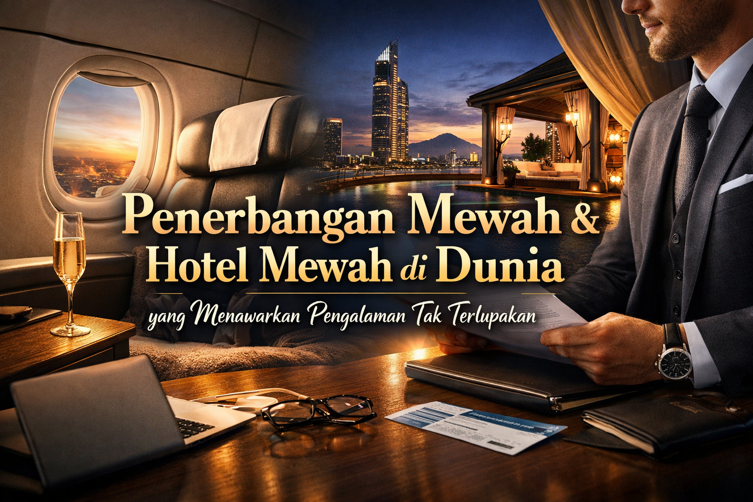 Penerbangan Mewah dan Hotel Mewah di Dunia yang Menawarkan Pengalaman Tak Terlupakan