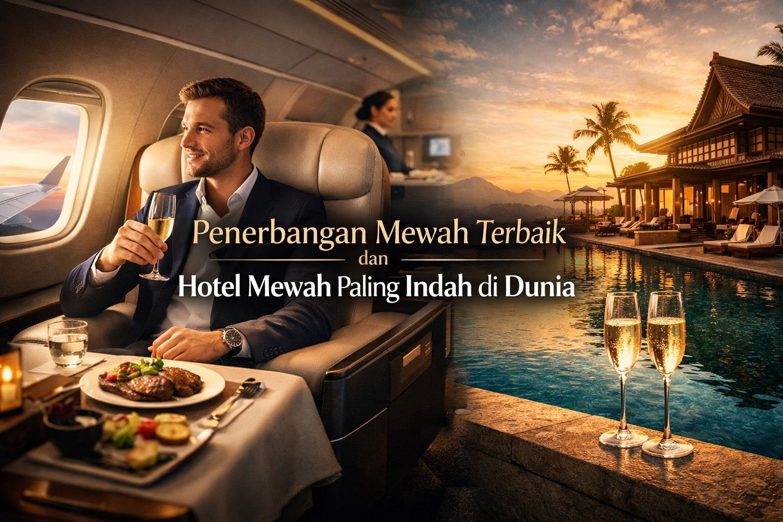 Penerbangan Mewah Terbaik dan Hotel Mewah Paling Indah di Dunia